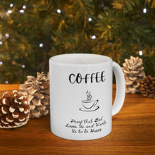 Load image into Gallery viewer, God truly does love us; otherwise, He wouldn&#39;t have invented coffee!!! Ceramic Mug 11oz
