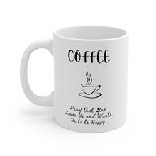 Load image into Gallery viewer, God truly does love us; otherwise, He wouldn&#39;t have invented coffee!!! Ceramic Mug 11oz

